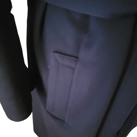 🔥SALE🔥YVES SAINT LAURENT |VNTG WOOL/CASHMERE WRAP COAT W/BLK MINK SHAWL COLLAR - Picture 11 of 16